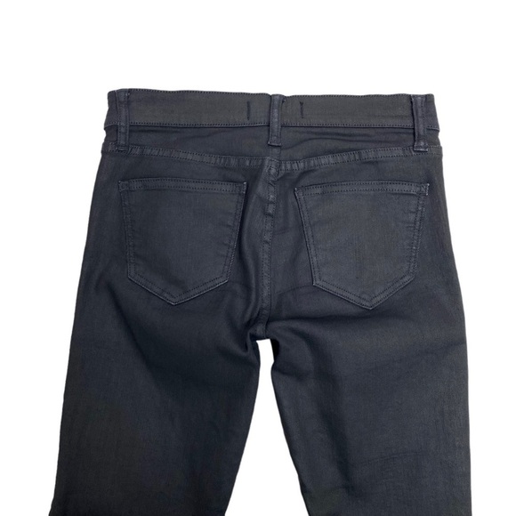 MADEWELL Skinny Skinny Racetrack Moto Jeans in Black - Picture 5 of 10